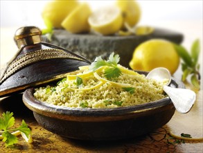Lemon and coriander couscous