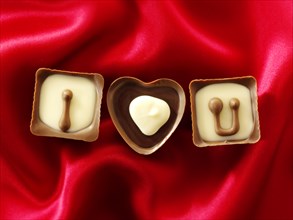 I love you ' chocolates