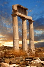 Doric columns of the Temple of Poseidon