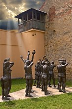 Watch tower and sculpture group 'Parade of the Sacrificied' by Aurel Vlad