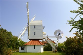 Wooden windmill at Thorpeness village