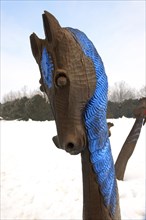 Horse sculpture