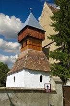 Bell tower of the Saxon Fortified church of Atel