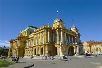 The Neo-Baroque Croatian National Theatre