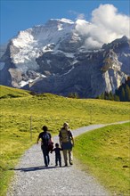 Family walking