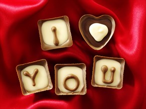 I love you' chocolates