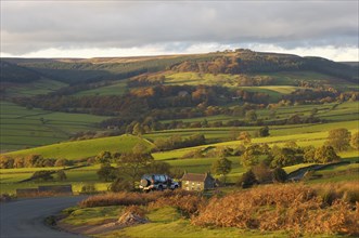 Bransdale valley in evening light