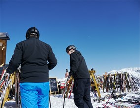 Skiers Fellhorn