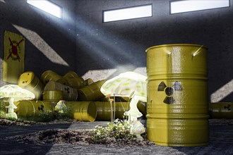 Illegal disposal of nuclear waste