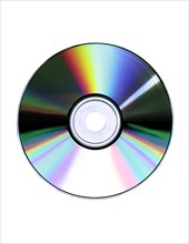 Colourful iridescent blank CD