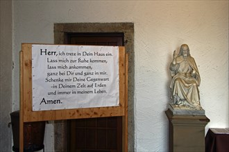 Entrance to Bussenkirche church