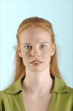 Young red-haired woman