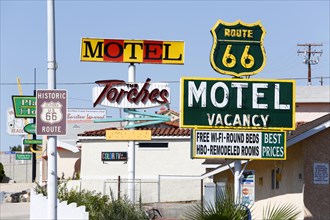 Motels on Route 66 in Barstow