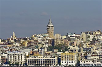 View of the Galata Tower on the Golden Horn