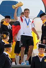 Philipp Lahm with the trophy