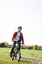 Boy on a BMX bike