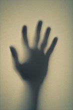 Silhouette of hand