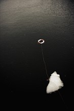 Life buoy and floating ice