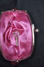 Small key inside a purse