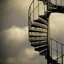 Stairway and sky