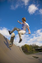 Twelve-year-old skater