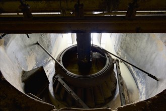 View into the turbine chamber