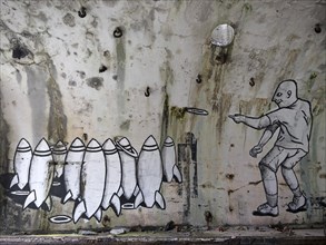Anti-war graffiti