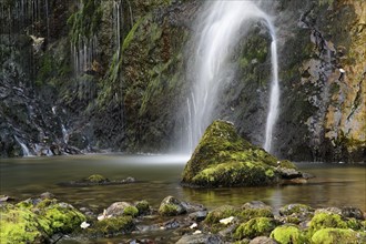 Waterfall in the Wasserlochklamm gorge near Palfau