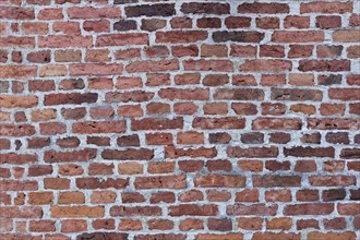 Wall made of red bricks