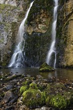 Waterfall in the Wasserlochklamm gorge near Palfau