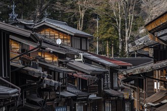 Old traditional village on the Nakasendo road