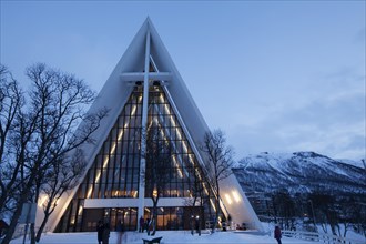 Arctic Cathedral or Tromsdalen Kirke church