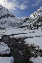 Winter on the Gradenmoos mountain mire in Gradental Valley