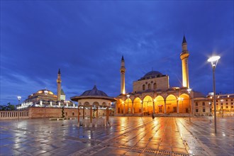 Mevlana monastery with Rumi's Mausoleum and Selimiye Mosque