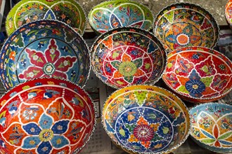 Brightly painted bowls