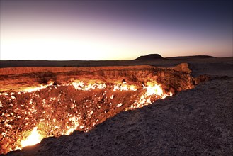 Fire crater