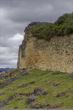 Walls of the Fortress of Kuelap near Tingo