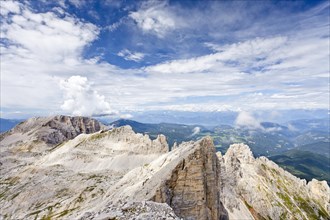 View from Torre Diamantidi mountain