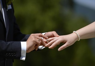 Exchanging wedding ring