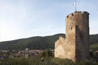 Medieval castle ruins