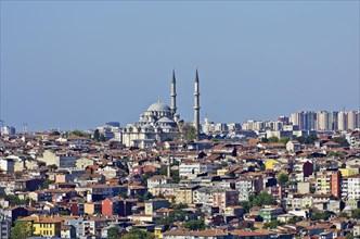 View of Istanbul as seen from the Galata tower