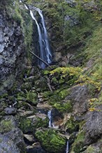 Waterfall in the Wasserlochklamm gorge near Palfau