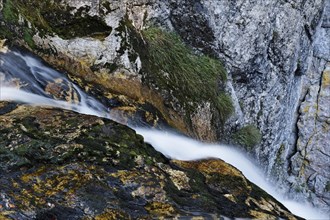 Waterfall in the Wasserlochklamm gorge near Palfau