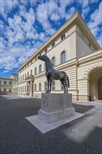 Bavarian Main State Archives Horse statue for the German cavalry 1870-1945 by Bernhard Bleeker