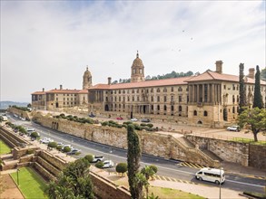 Aerial view of Union Buildings