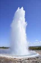 Fountain of the erupting Strokkur Geysir