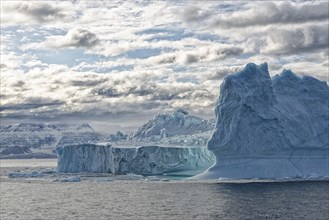 Floating icebergs