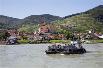 Roller ferry on the Danube
