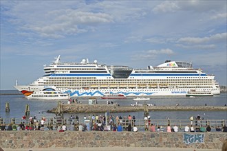 Cruise ship AIDAmar is leaving