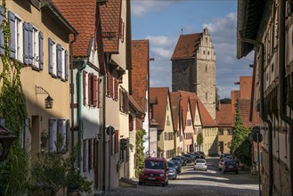 Old town with Rothenburger Tor in Dinkelsbuhl